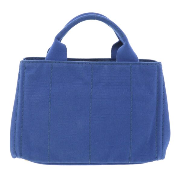 1240001034029 4 Prada Canapa Mini Tote Bag Blue