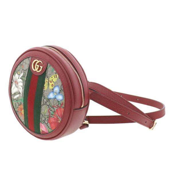 1240001034604 2 Gucci GG Mini Backpack Rucksack Ophidia Shelly Line Red