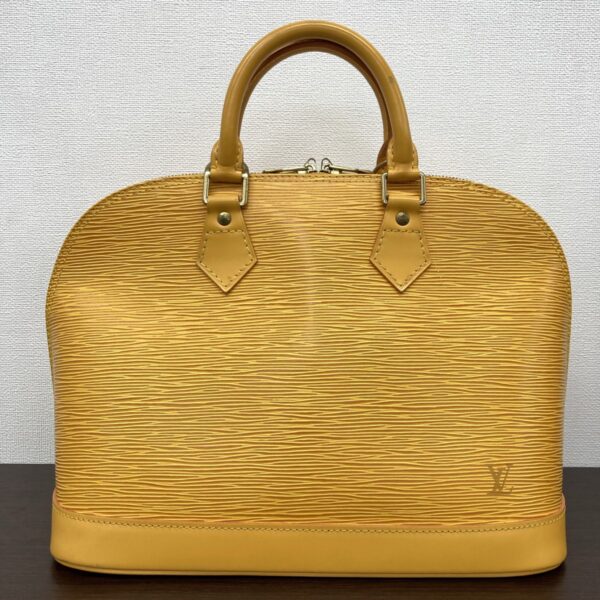 1240001035550 1 Louis Vuitton Alma Epi Yellow Bag Handbag Epi Yellow