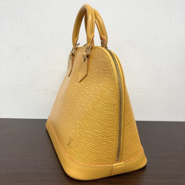 1240001035550 3 Louis Vuitton Alma Epi Yellow Bag Handbag Epi Yellow