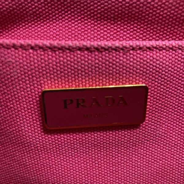 1240001035789 10 Prada Canapa Mini 2way Shoulder Bag Pink