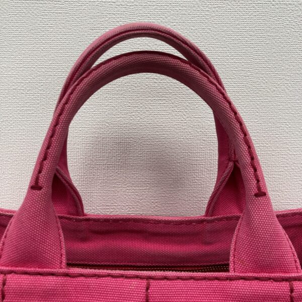 1240001035789 5 Prada Canapa Mini 2way Shoulder Bag Pink