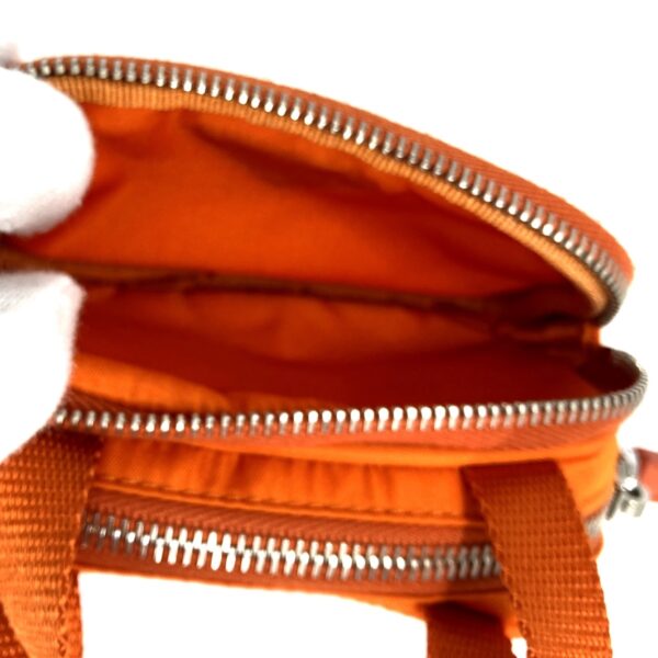 1240001035878 7 Prada Nylon Mini Pouch Clutch Orange