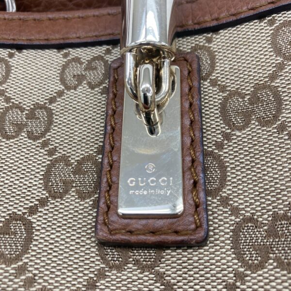 1240001036002 9 Gucci Bella Ebony Tote Bag Brown