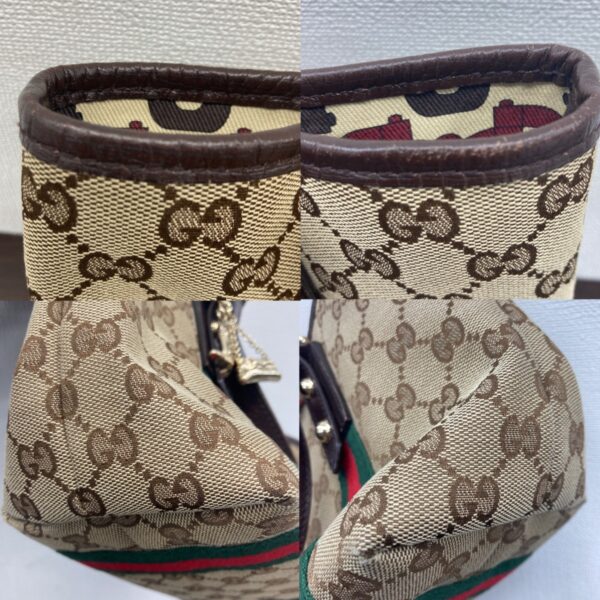 1240001036112 8 Gucci Hobo Bag Cherry Line Brown