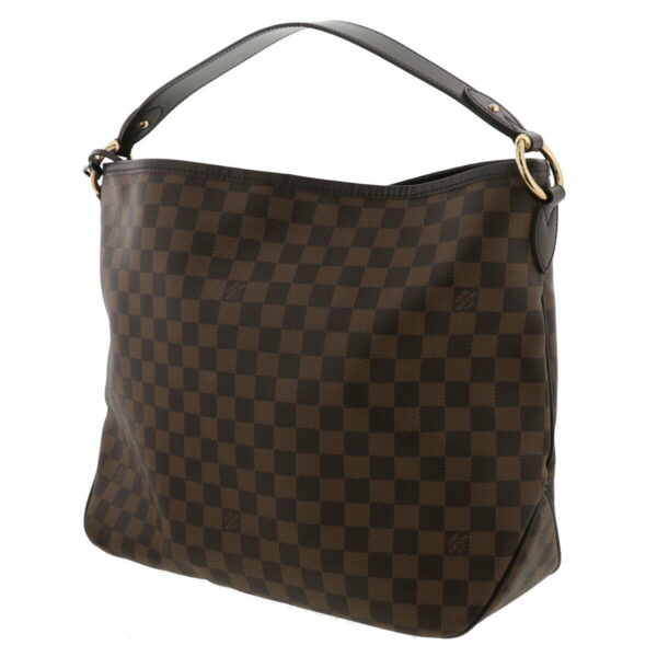 1240001036130 2 Louis Vuitton Delightful MM Bag Shoulder Messenger Bag Damier Brown