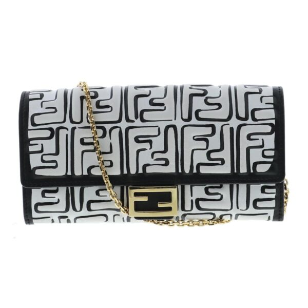 1240001036555 1 Fendi Bysayway Chain Wallet Black