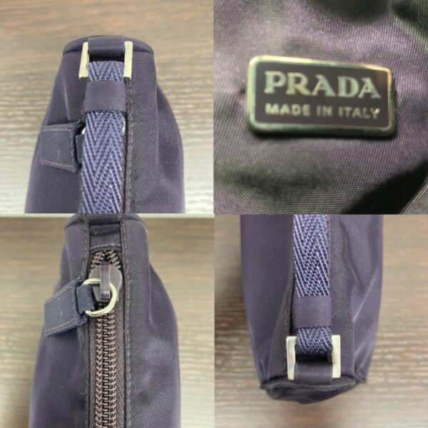 1240001036571 7 Prada Nylon Accessory Pouch Purple