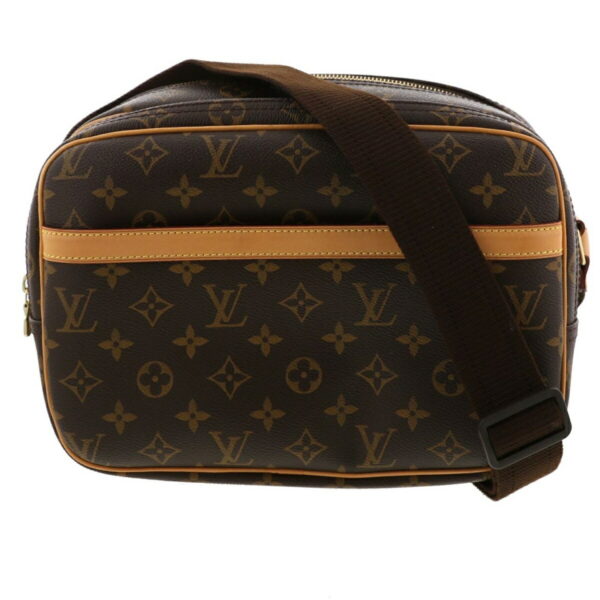 1240001036740 1 Louis Vuitton Reporter PM Shoulder Bag Monogram Brown