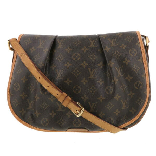 1240001036810 1 Louis Vuitton Menil Montan MM Shoulder Bag Monogram Brown