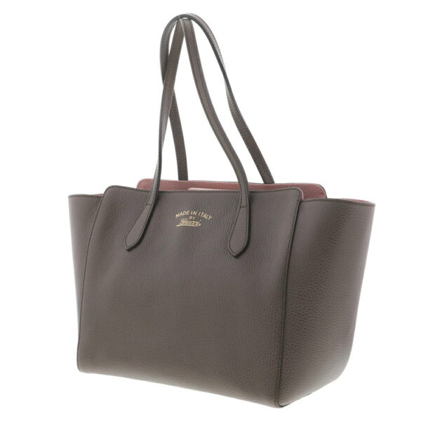 1240001036871 2 Gucci Swing Medium Tote Bag Brown