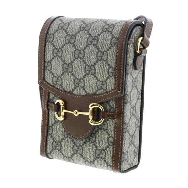 1240001036975 2 Gucci Horsebit Mini Bag Brown