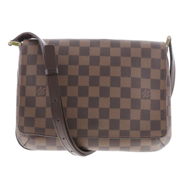 1240001036978 1 Louis Vuitton Musette Tango Long Messenger Bag Damier Ebene