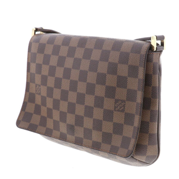 1240001036978 2 Louis Vuitton Musette Tango Long Messenger Bag Damier Ebene