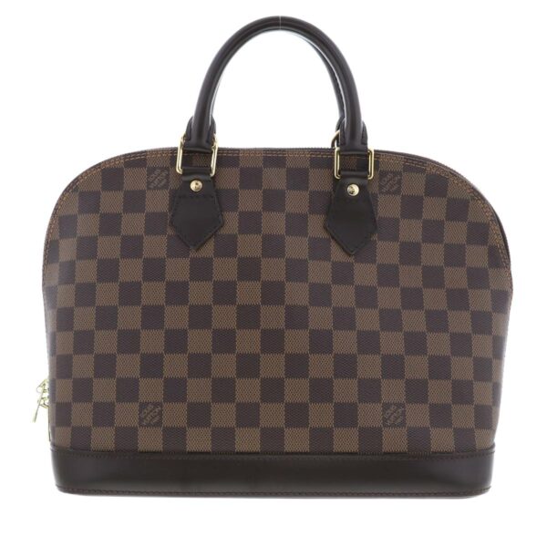 1240001037152 1 Louis Vuitton Alma Handbag Damier Ebene Canvas Brown