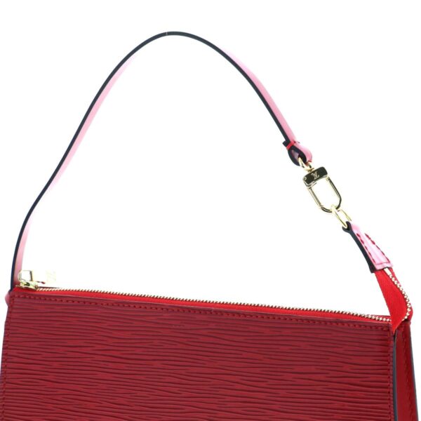 1240001037157 3 Louis Vuitton Epi Accessoall Bag Pouch Clutch Epi Red