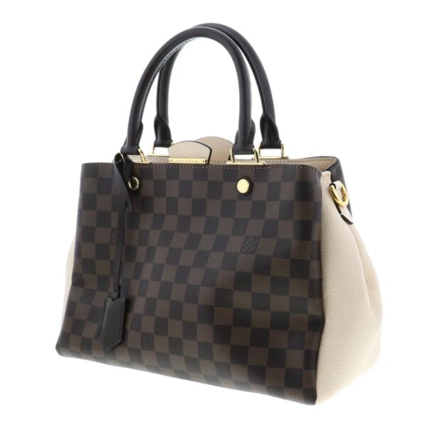 1240001037360 2 Louis Vuitton Brittany Handbag Damier Beige