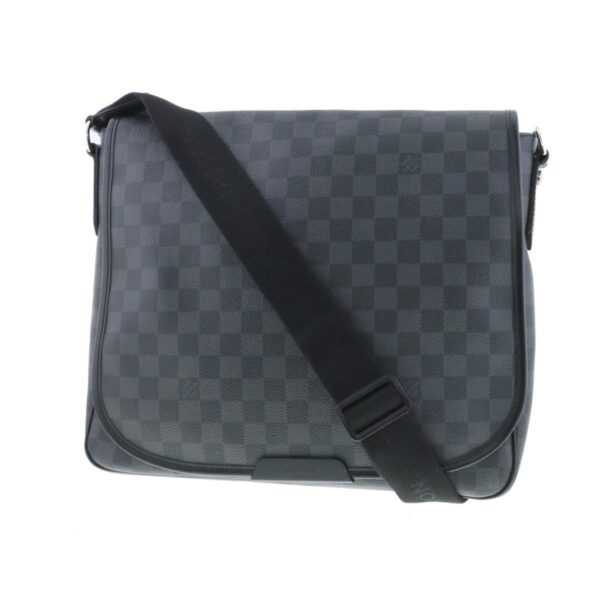 1240001037994 1 Louis Vuitton Damier MM Bag Shoulder Messenger Bag Damier Graphite