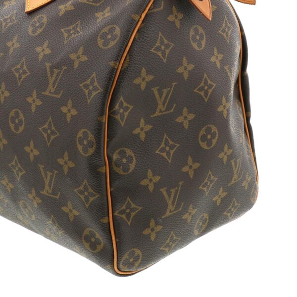 1240002009583 4 Louis Vuitton Speedy 35 Monogram Bag Brown