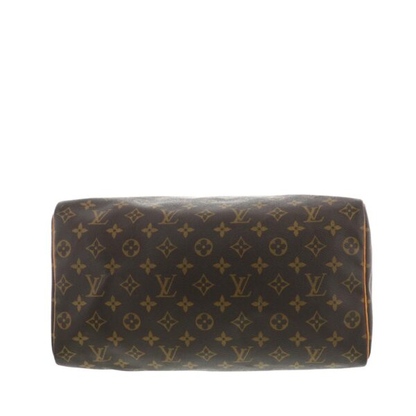 1240002009583 5 Louis Vuitton Speedy 35 Monogram Bag Brown