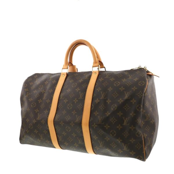 1240002009584 2 Louis Vuitton Keepall 50 Monogram Bag Brown