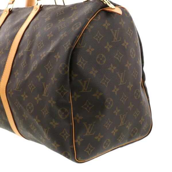 1240002009584 4 Louis Vuitton Keepall 50 Monogram Bag Brown