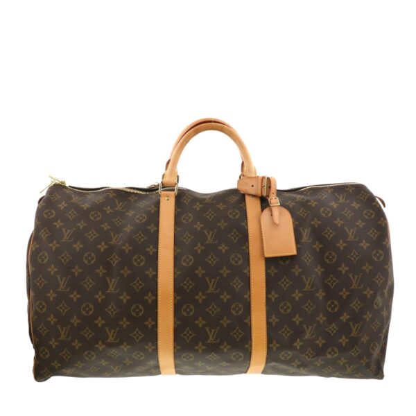 1240002009708 1 Louis Vuitton Keepall 60 Monogram Bag Brown