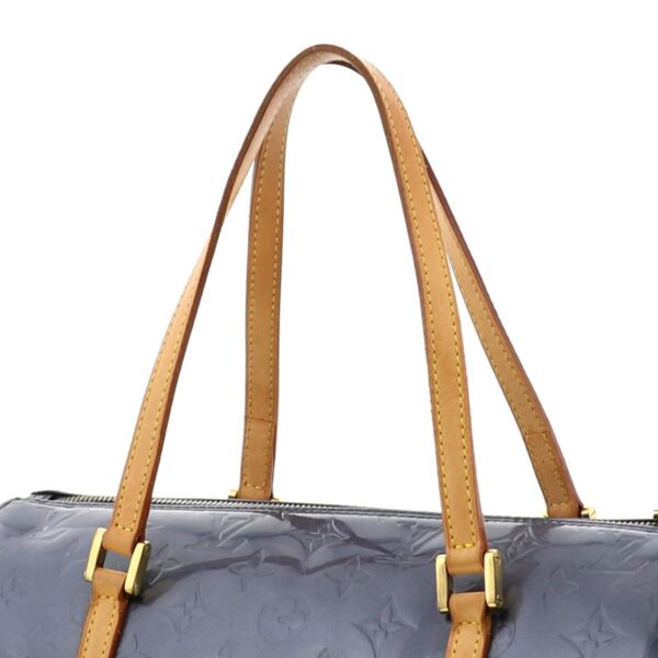 1240002009729 3 Louis Vuitton Bedford Vernis Handbag Blue