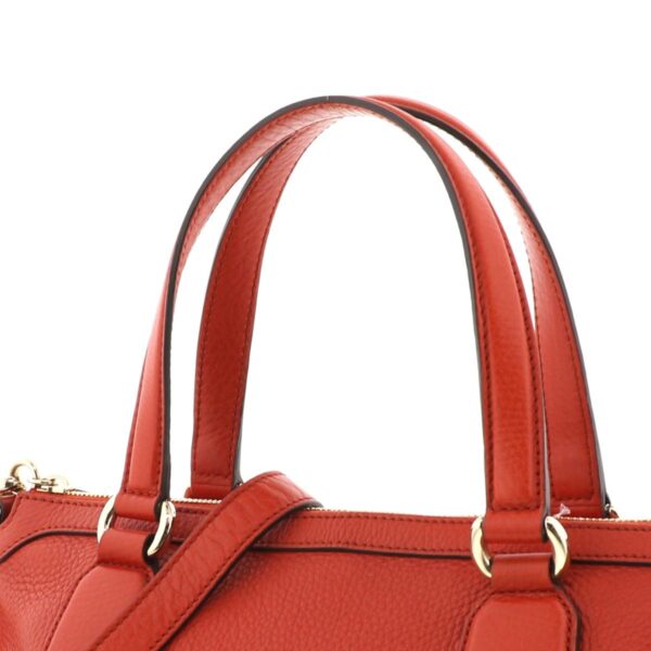 1240002009732 3 Gucci Leather Top Handle Handbag Red