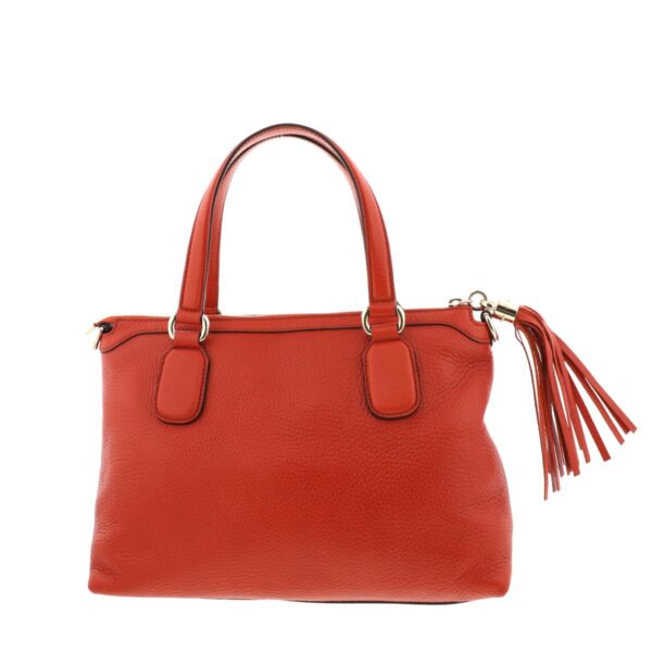 1240002009732 4 Gucci Leather Top Handle Handbag Red