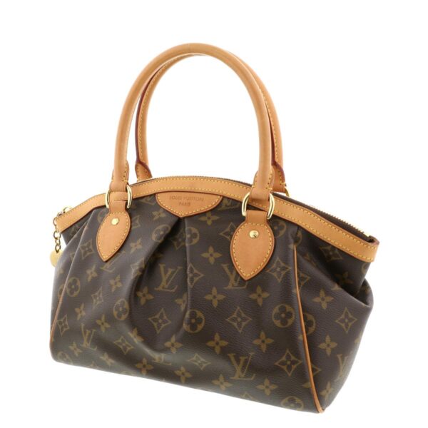 1240002010078 2 Louis Vuitton Tivoli PM Monogram Canvas Handbag Brown