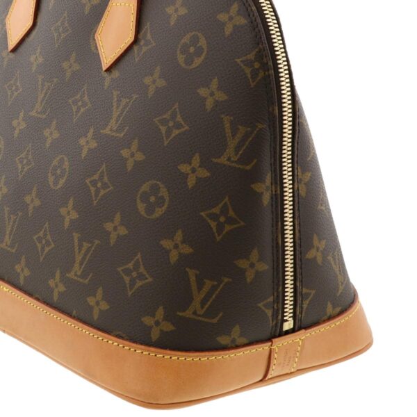 1240002010232 4 Louis Vuitton Monogram Alma Handbag Brown