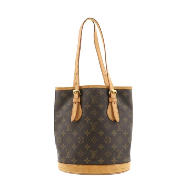 1240002010272 1 Louis Vuitton Bucket PM Shoulder Bag Monogram Brown