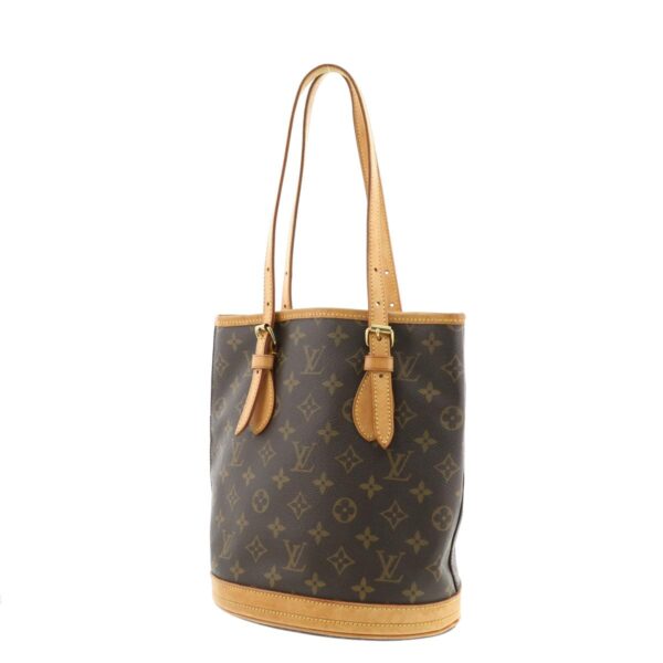 1240002010272 2 Louis Vuitton Bucket PM Shoulder Bag Monogram Brown