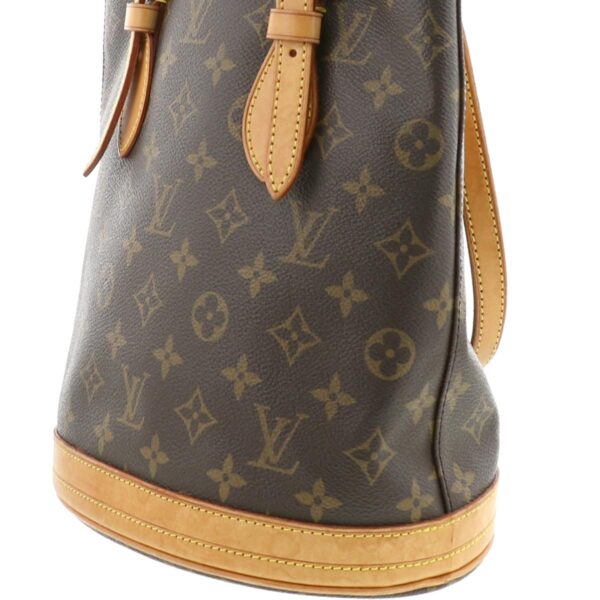 1240002010272 4 Louis Vuitton Bucket PM Shoulder Bag Monogram Brown