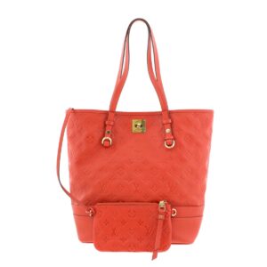 1240002010274 1 Gucci 2WAY Bag GG Supreme Canvas Leather Beige Red Pink