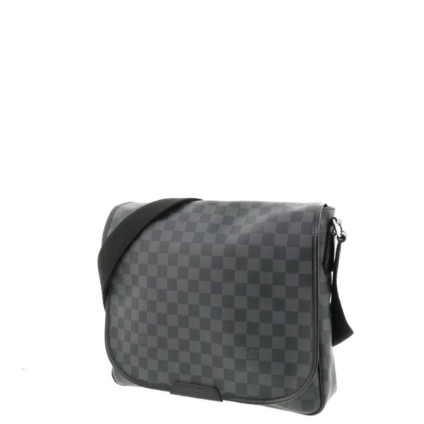 1240002010424 2 Louis Vuitton Damier Graphite Daniel MM Shoulder Messenger Bag Gray