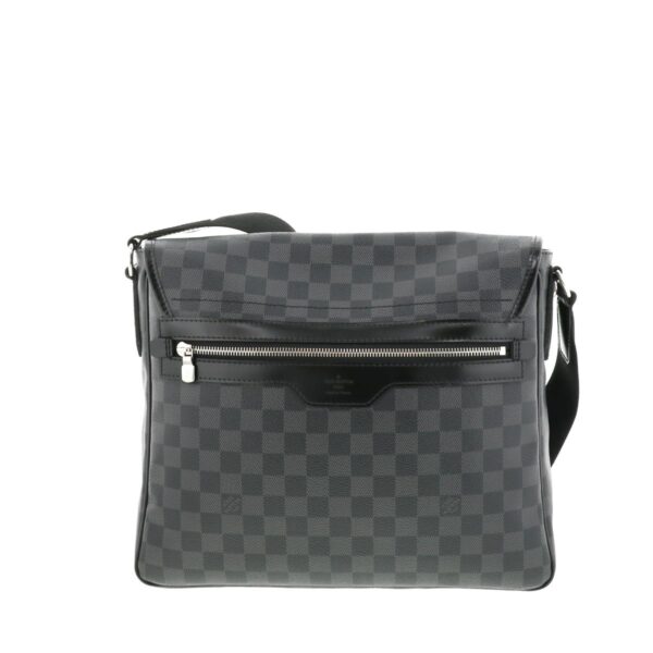 1240002010424 3 Louis Vuitton Damier Graphite Daniel MM Shoulder Messenger Bag Gray