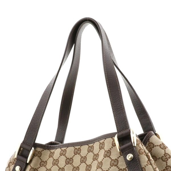 1240002010481 3 Gucci GG Canvas Shoulder Messenger Bag Brown