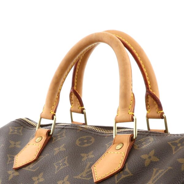 1240002010505 3 Louis Vuitton Monogram Speedy 30 Handbag Brown