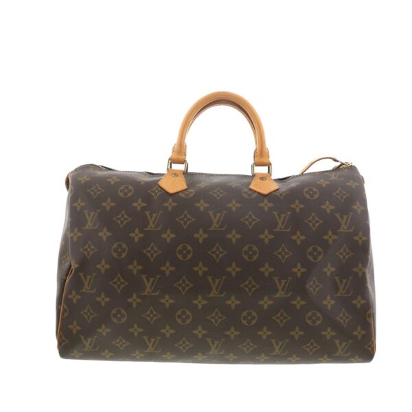 1240002010514 1 Louis Vuitton Monogram Speedy 40 Bag Brown