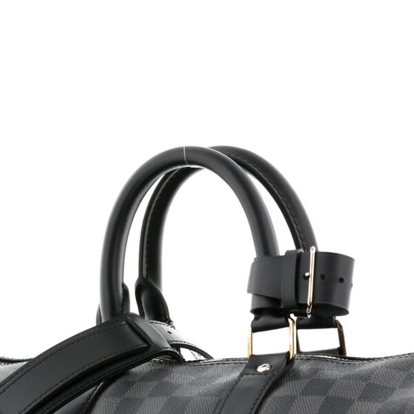 1240002010722 3 Louis Vuitton Keepall Bandolier 45 Bag Bag Damier Graphite Gray