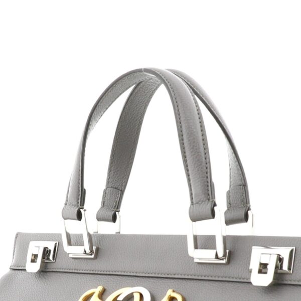 1240002010882 3 Gucci Zumi Medium Top Handle Handbag Gray