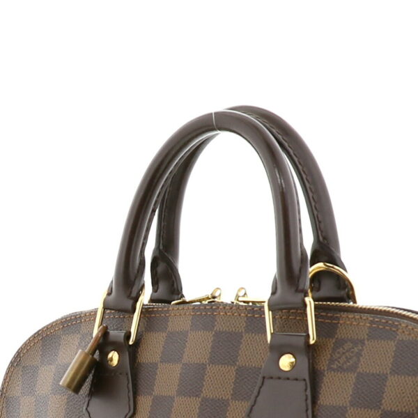 1240002011097 3 Louis Vuitton Alma PM Bag Handbag Damier Ebene Brown