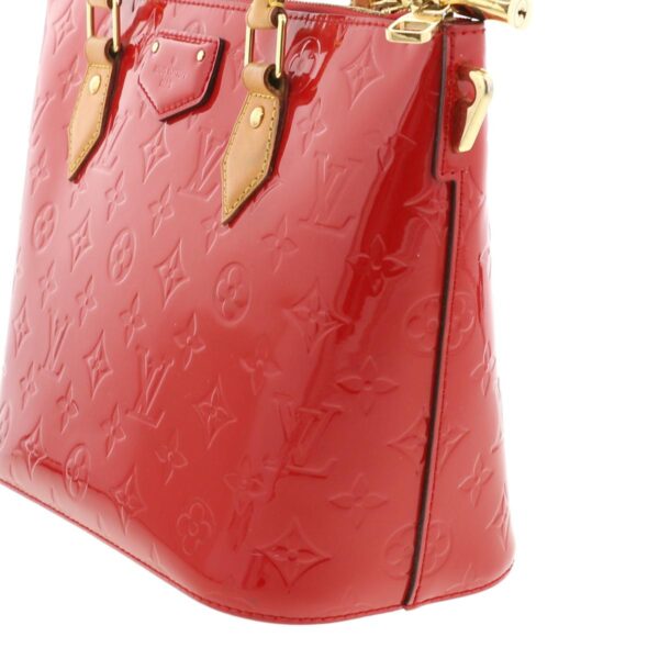 1240002011372 4 Louis Vuitton Montebello PM Handbag Vernis Sleaze Red