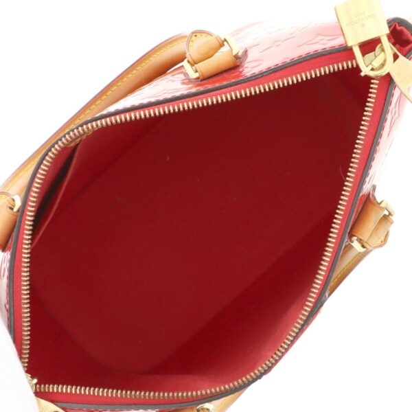 1240002011372 6 Louis Vuitton Montebello PM Handbag Vernis Sleaze Red