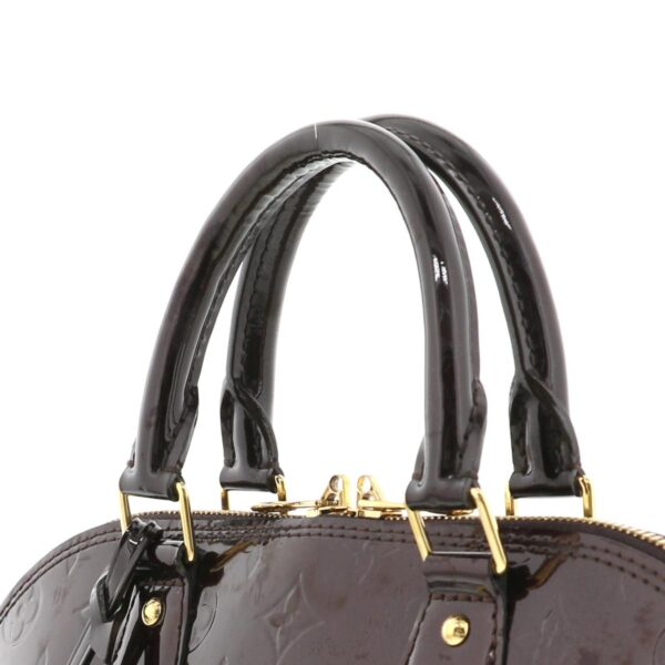 1240002011497 3 Louis Vuitton Alma PM Bag Handbag Vernis Amarante