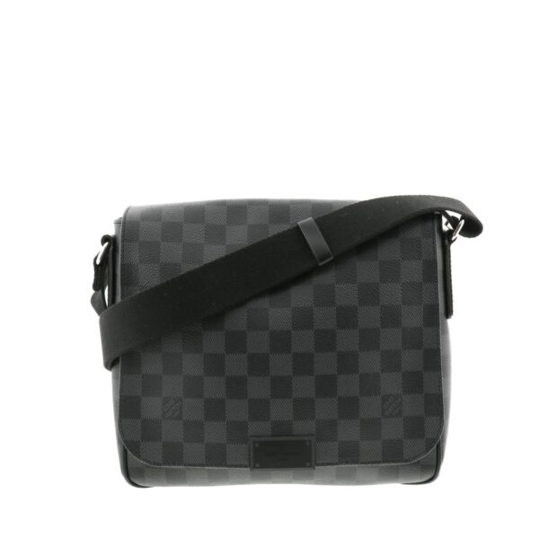 1240002011613 1 Louis Vuitton District PM Shoulder Bag Damier Graphite