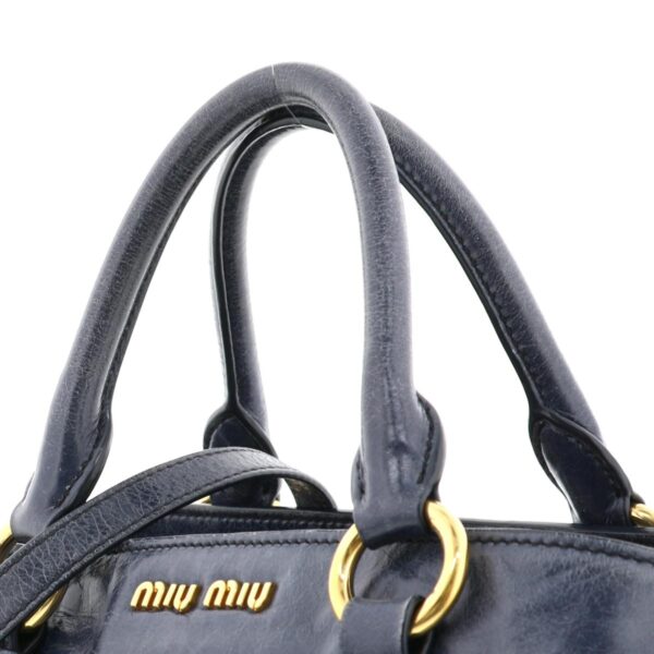 1240002011617 3 Miu Miu 2way Handbag Blue