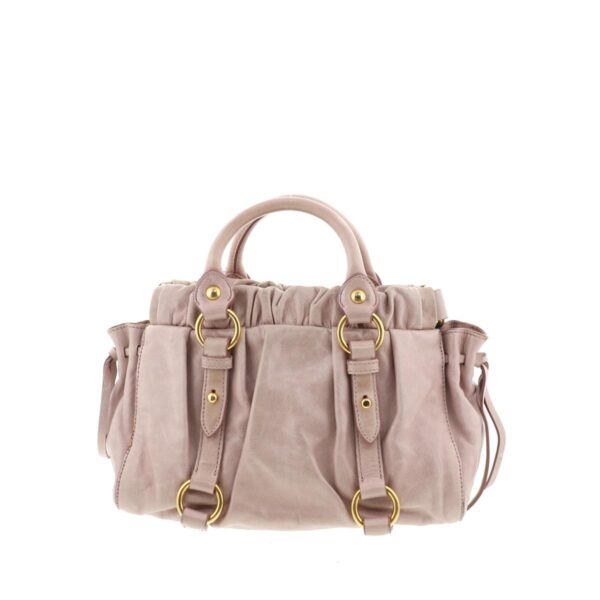 1240002011773 4 Miu Miu 2way Handbag Vitello Lux Pink